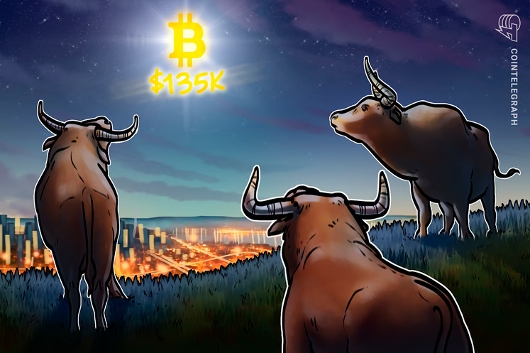 2025 年 BTC 价格目标为 13.5 万美元 — 如果比特币多头避免 25% 的下跌