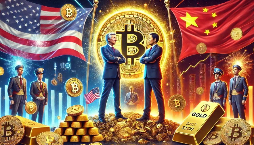 比特币超级大国 VS 黄金帝国……中美“货币战争”打响